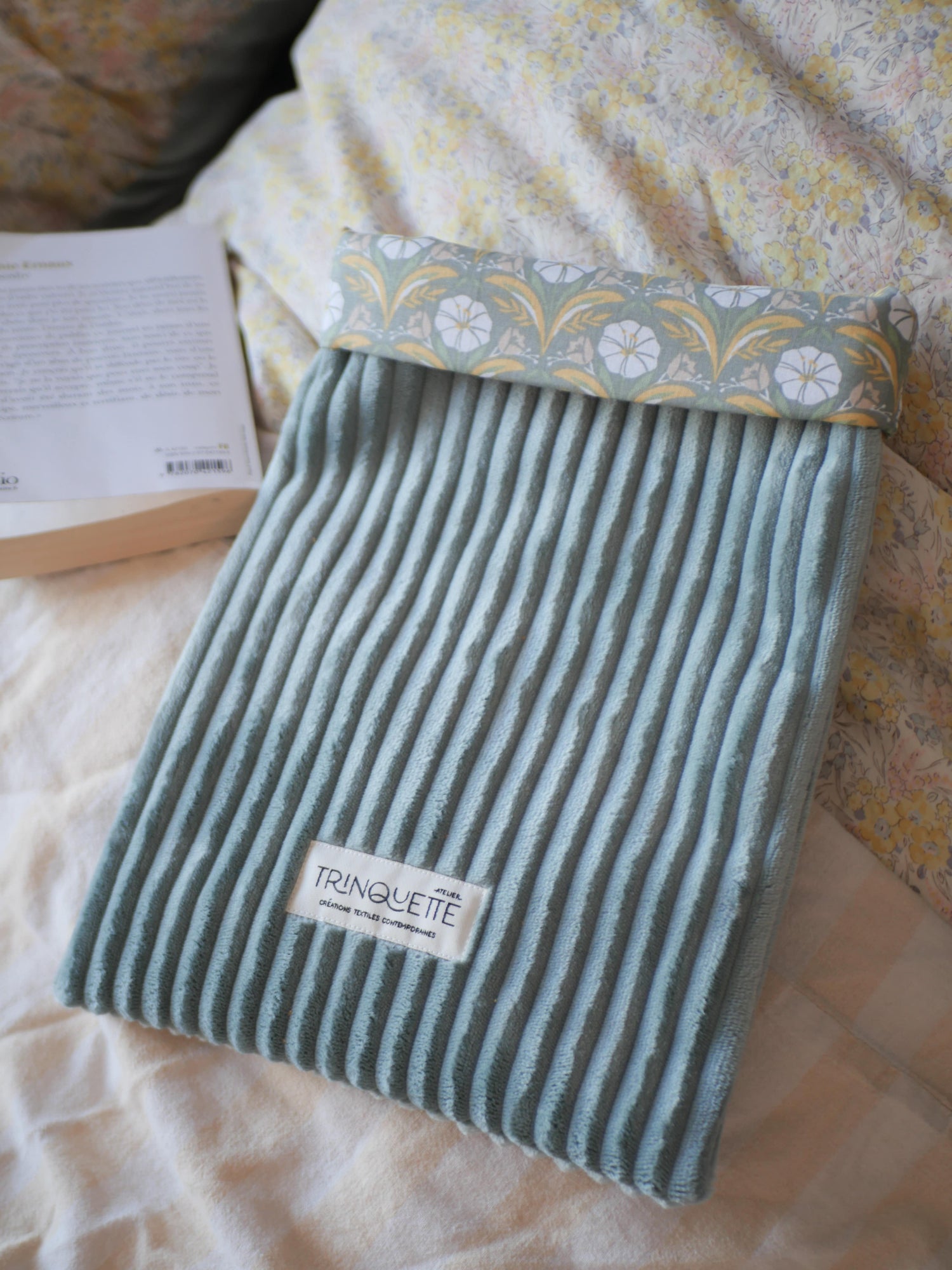 Pochette à livre VELOURS format BROCHE