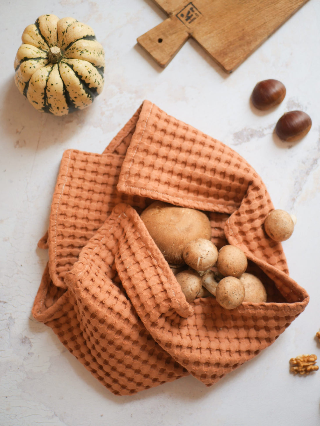 Torchon de cuisine en nid d&