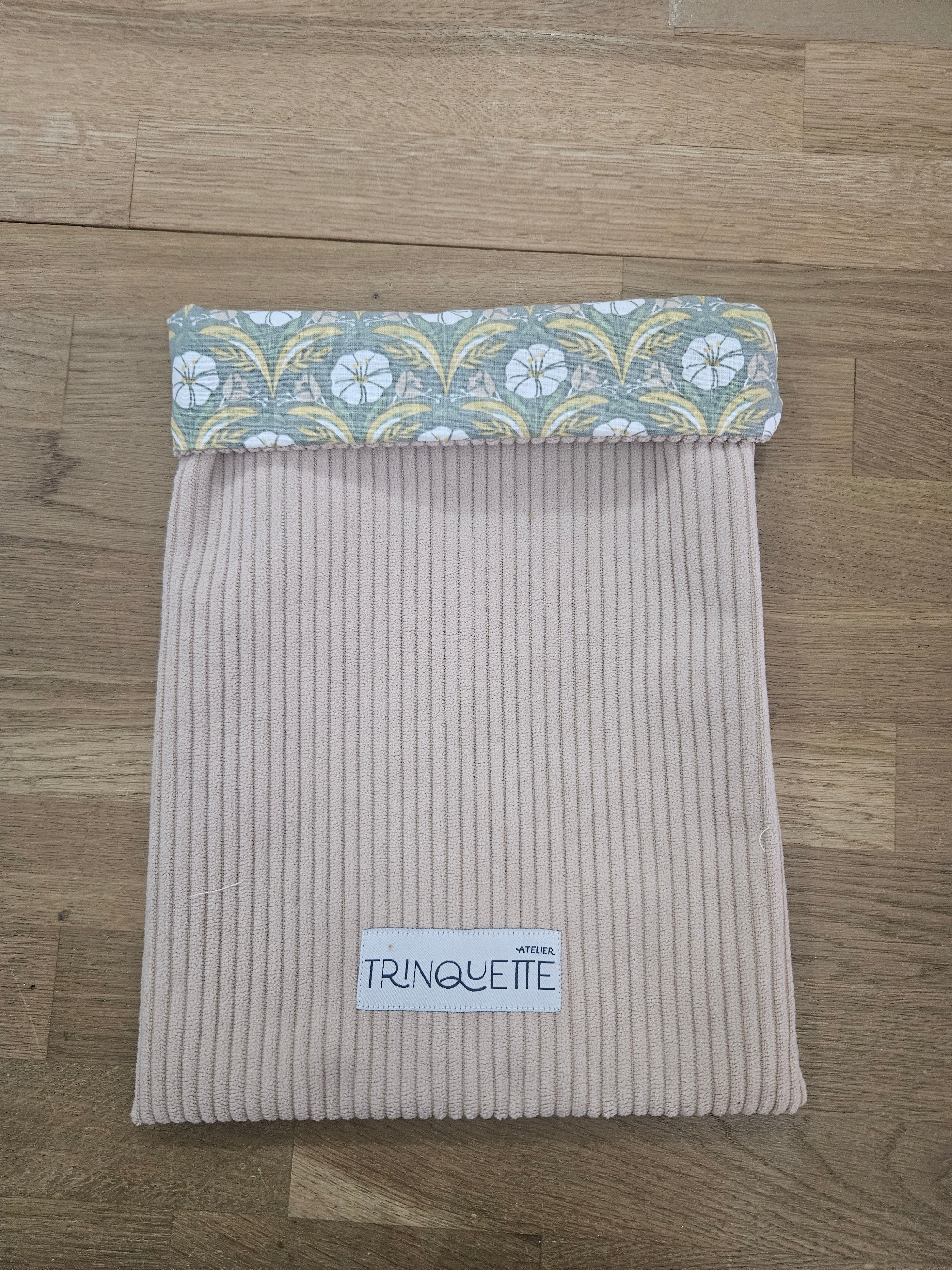 Pochette à livre VELOURS format BROCHE