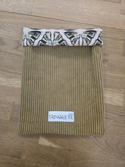 Pochette à livre VELOURS format BROCHE